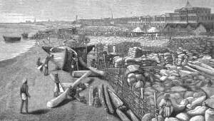 grain on the port of Madras