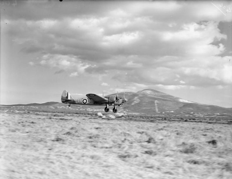 WWII Greece 211_Squadron_RAF_Blenheim_landing_Greece_WWII_IWM_CM_290