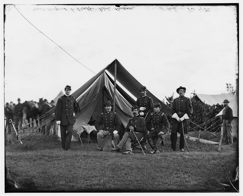 irish brigade Gen._Robert_Nugent_and_his_staff,_Irish_Brigade,_Washington,_D.C._(vicinity)